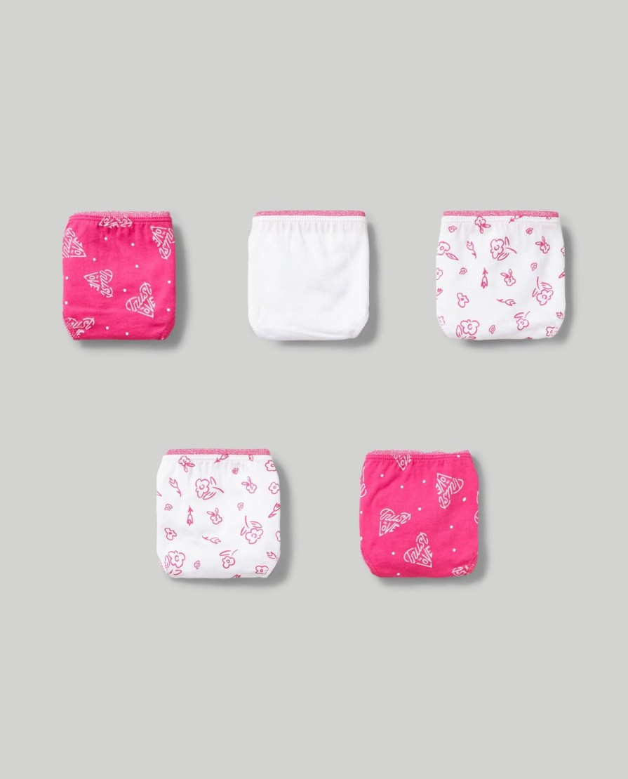 Ragazzi Blukids Slip E Coulotte | Pack 5 Slip Con Elastico In Vita Ragazza