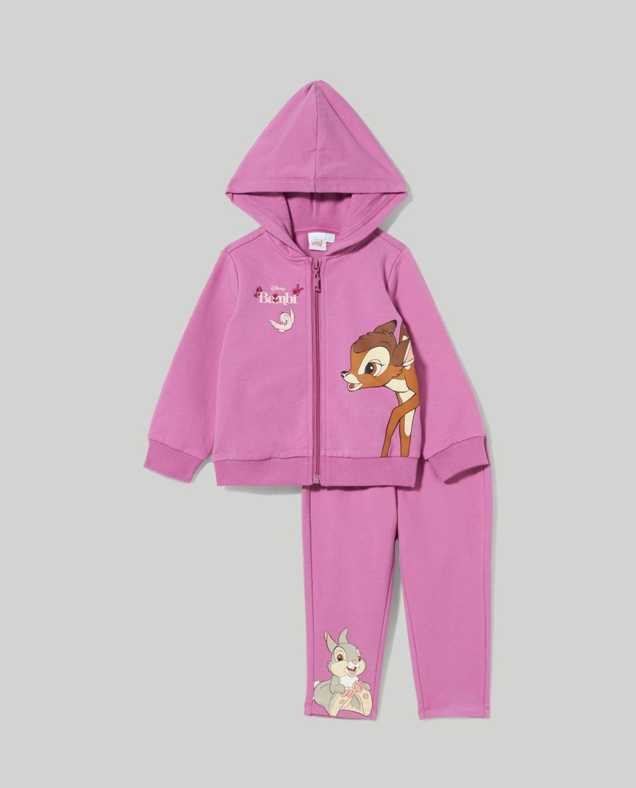 Neonata 9-36 Mesi Blukids Completini | Jogging Set In Cotone Stretch Neonata