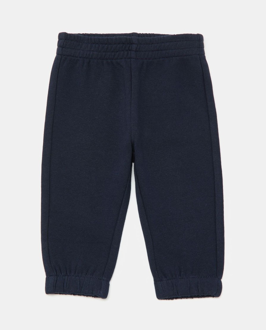 Neonato 9-36 Mesi Blukids Pantaloni E Jeans | Pantaloni In Felpa Garzata Di Puro Cotone Neonato