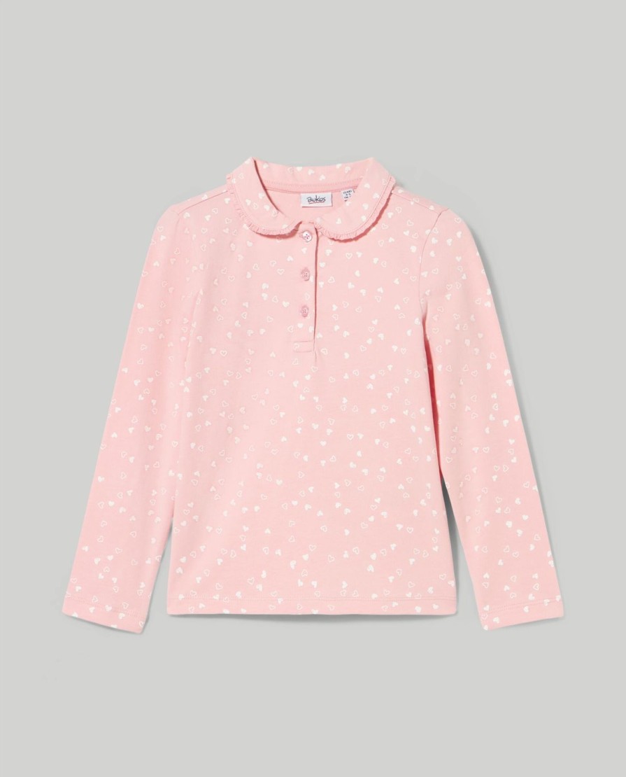 Bambini Blukids Magliette | Polo A Maniche Lunghe Ragazza