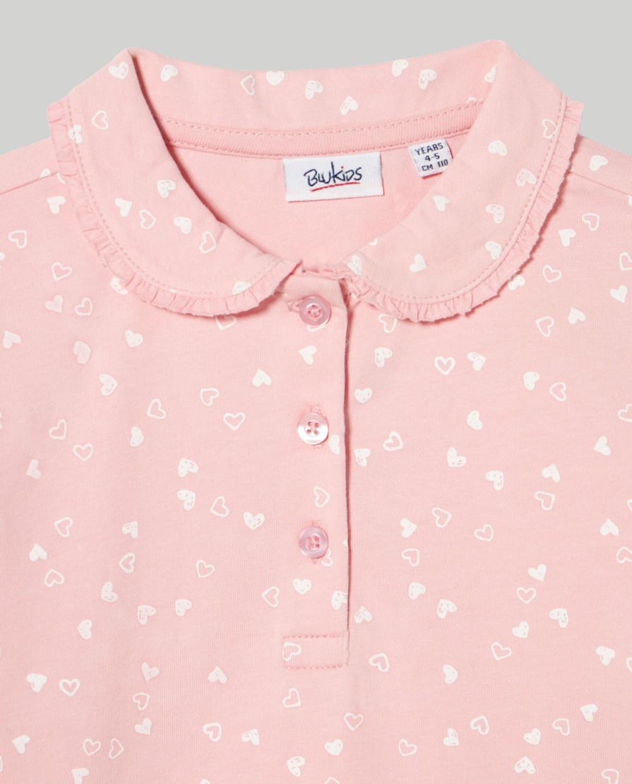 Bambini Blukids Magliette | Polo A Maniche Lunghe Ragazza