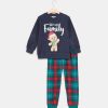 Bambini Blukids Pigiami | Pigiama Family Natale In Pile Lungo Bambino