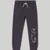 Bambini Blukids Jeans E Pantaloni | Joggers In Puro Cotone Con Applicazione 3D Bambino