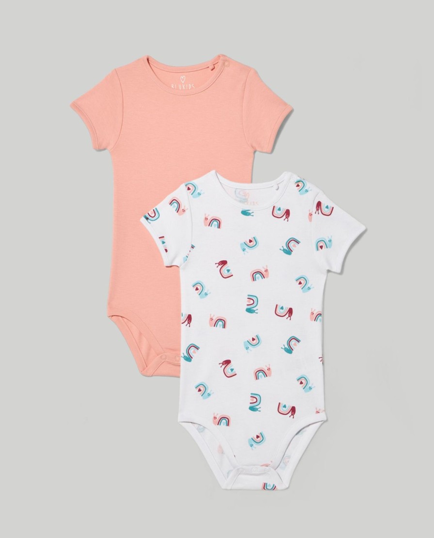 Nascita Blukids Body | Pack 2 Body In Puro Cotone Neonata