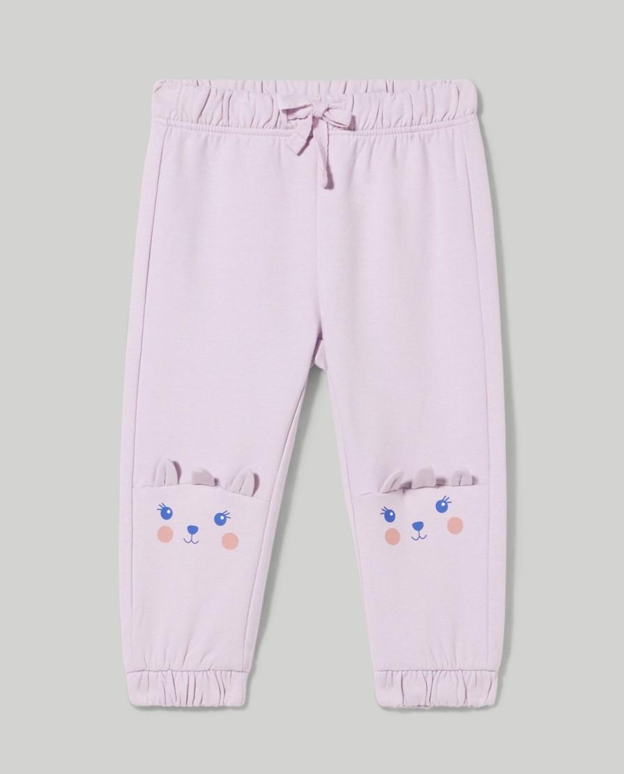 Neonata 9-36 Mesi Blukids Pantaloni E Jeans | Jogger In Cotone Fleece Neonata