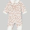 Nascita Blukids Completini | Tutina In Ciniglia Animalier Con Ricami Neonata