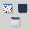 Bambini Blukids Slip E Boxer | Pack 3 Boxer In Cotone Elasticizzato Neonato