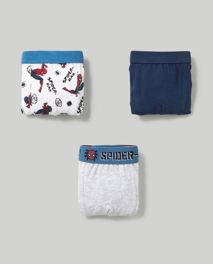 Bambini Blukids Slip E Boxer | Pack 3 Boxer In Cotone Elasticizzato Neonato