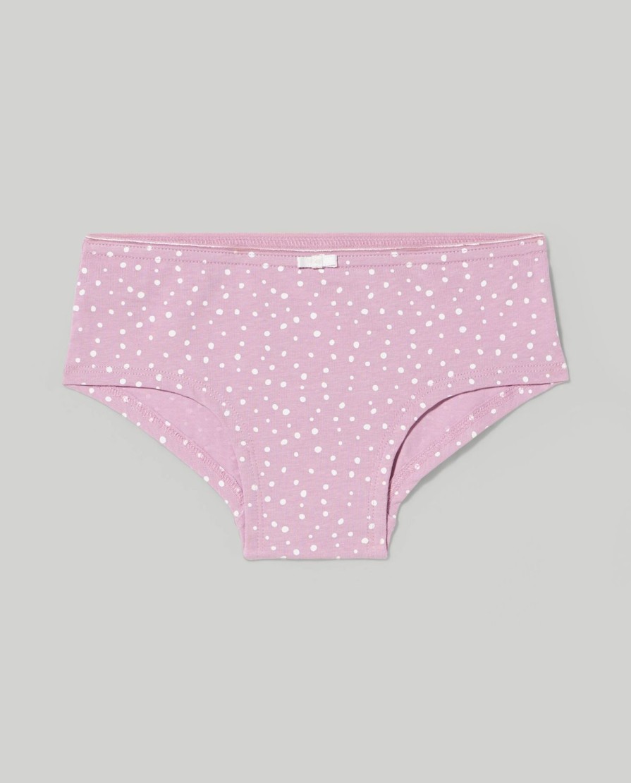 Bambini Blukids Slip E Coulotte | Pack 5 Culotte In Cotone Stretch Bambina