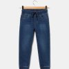 Bambini Blukids Jeans E Pantaloni | Joggers In Denim Bambino