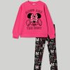 Bambini Blukids Set Bambina | Jogging Set In Cotone Con Stampa Disney Bambina