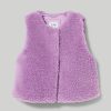 Bambini Blukids Maglioni | Gilet In Finta Pelliccetta Bambina