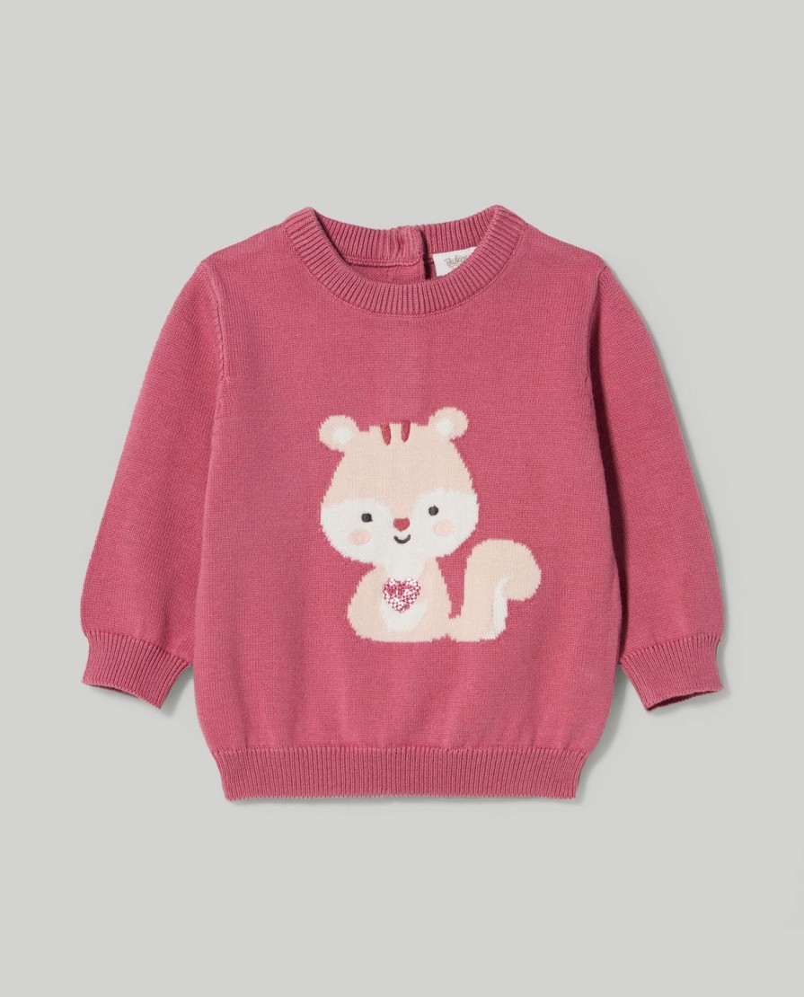 Neonata 9-36 Mesi Blukids Maglioncini | Maglione Tricot Intarsiato Neonata