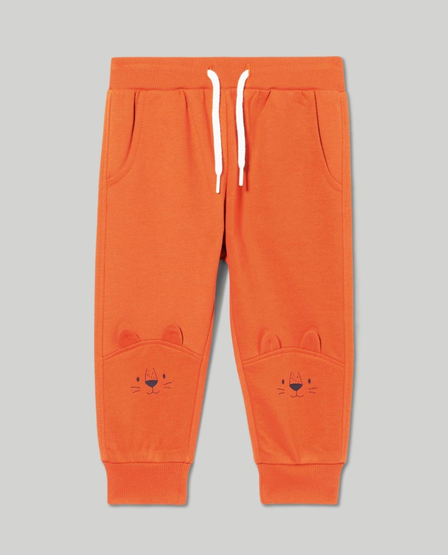 Neonato 9-36 Mesi Blukids Pantaloni E Jeans | Jogger In Puro Cotone Neonato