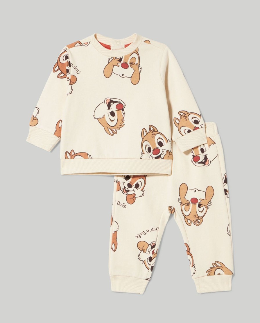 Neonato 9-36 Mesi Blukids Completini | Jogging Set In French Terry Neonato