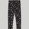 Bambini Blukids Leggings | Leggings In Felpa Di Cotone Elasticizzato Bambina