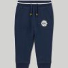 Neonato 9-36 Mesi Blukids Pantaloni E Jeans | Jogger In Puro Cotone Neonato