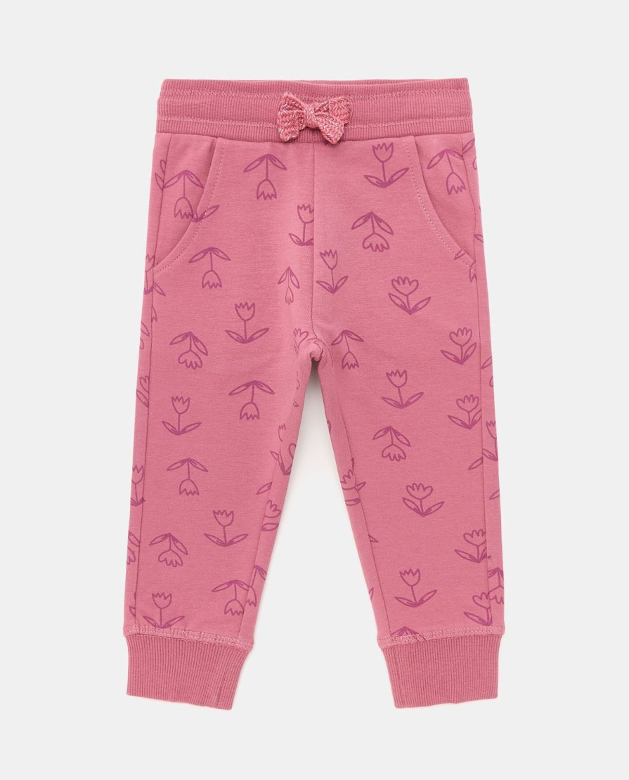 Neonata 9-36 Mesi Blukids Pantaloni E Jeans | Joggers Stampa All Over In Cotone Elasticizzato Neonata