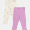 Neonata 9-36 Mesi Blukids Pantaloni E Jeans | Pack Da 2 Leggings In Puro Cotone Elasticizzato Neonata