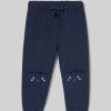 Neonata 9-36 Mesi Blukids Pantaloni E Jeans | Jogger In Cotone Fleece Neonata