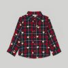 Neonato 9-36 Mesi Blukids Camicie | Camicia Check In Puro Cotone Neonato