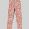 Bambini Blukids Leggings | Leggings In Felpa Di Cotone Elasticizzato Bambina