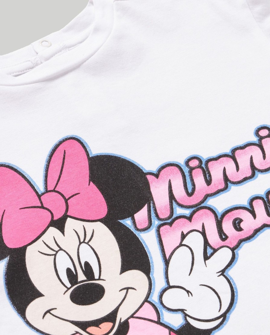 Neonata 9-36 Mesi Blukids Disney | T-Shirt In Puro Cotone Con Stampa Neonata