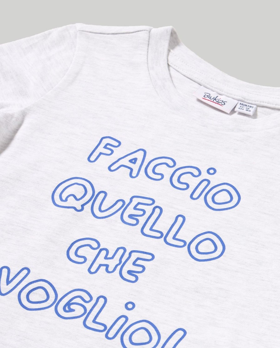 Neonato 9-36 Mesi Blukids Magliette | T-Shirt In Cotone A Maniche Lunghe Neonato