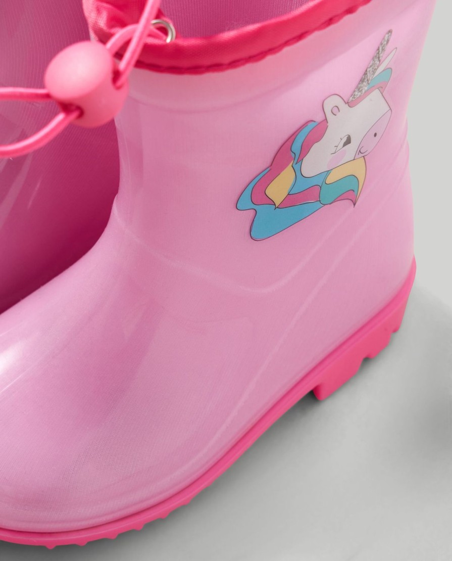 Bambini Blukids Scarpe | Stivali Anti-Pioggia Unicorno Bambina