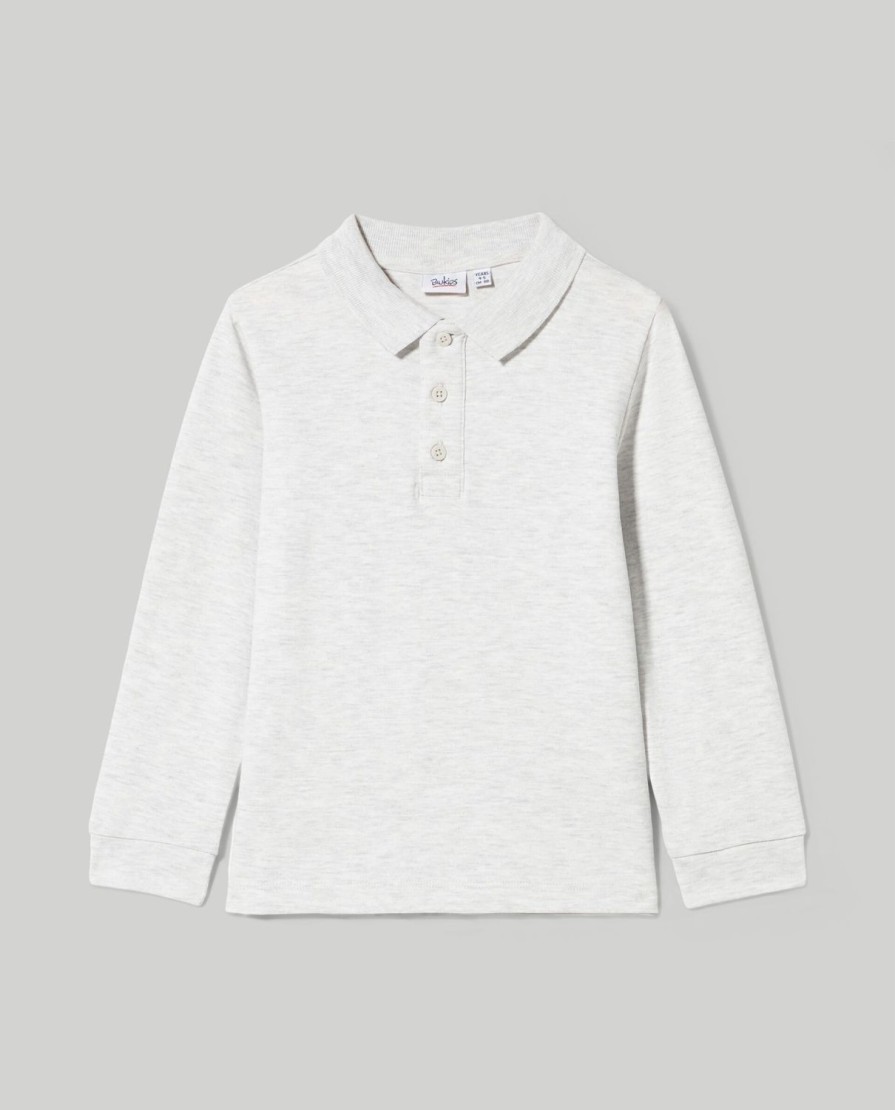 Bambini Blukids Magliette | Polo In Piquet Di Cotone Melange Bambino