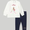 Neonata 9-36 Mesi Blukids Completini | Jogging Set In Cotone Elasticizzato Neonata