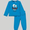 Neonato 9-36 Mesi Blukids Completini | Jogging Set In Puro Cotone Neonato