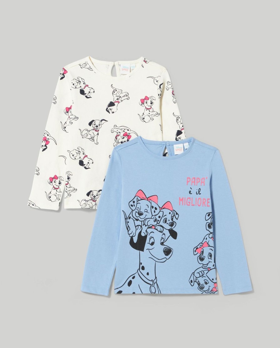 Neonata 9-36 Mesi Blukids Disney | Pack 2 T-Shirt In Puro Cotone Neonata