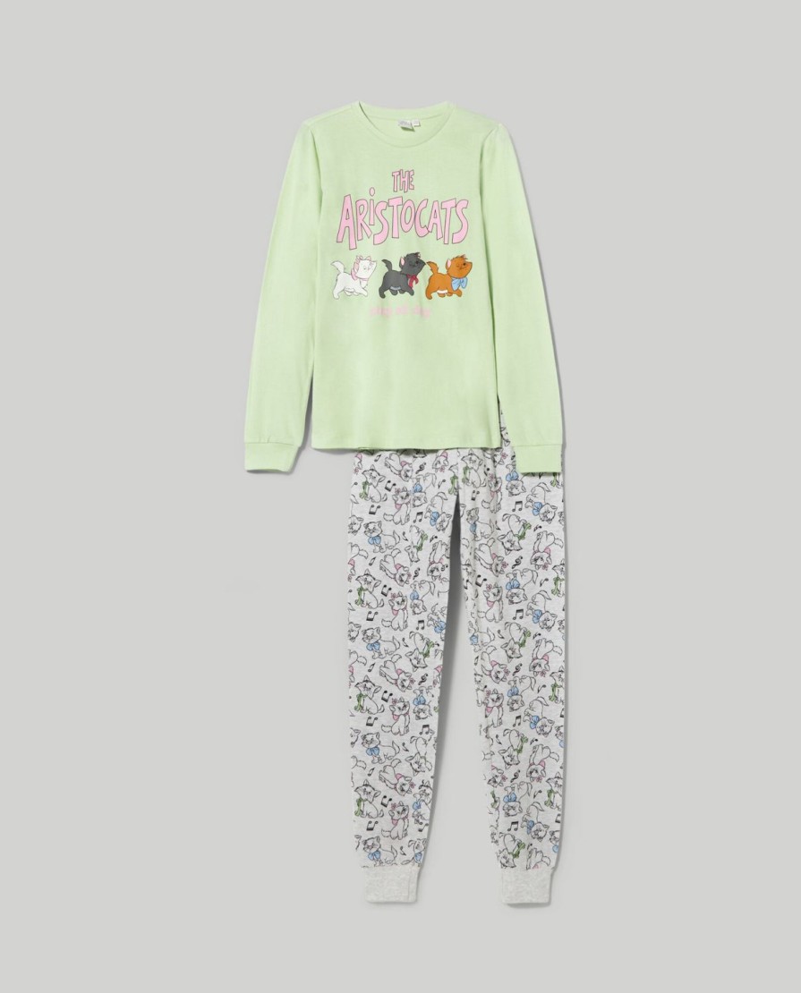 Ragazzi Blukids Disney | Set Pigiama Lungo Aristogatti Ragazza