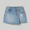 Neonata 9-36 Mesi Blukids Gonne | Gonna In Denim Neonata