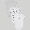 Nascita Blukids Body | Pack 3 Body A Maniche Corte Neonato