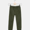 Bambini Blukids Jeans E Pantaloni | Pantaloni Jogger Tinta Unita In Cotone Elasticizzato Ragazzo