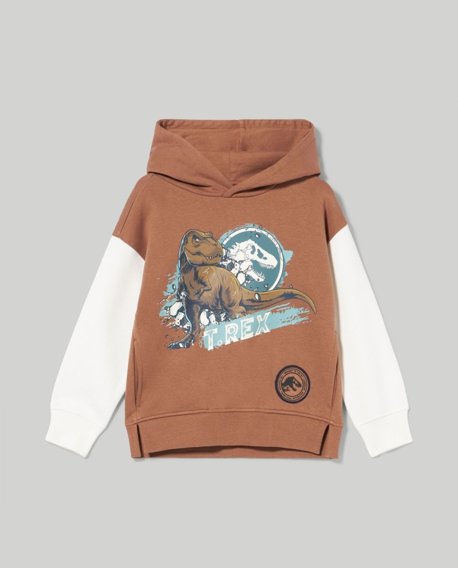 Bambini Blukids Felpe | Felpa Con Cappuccio E Stampe Bambino