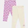 Neonata 9-36 Mesi Blukids Pantaloni E Jeans | Bipack Leggings Lunghi In Cotone Elasticizzato Neonata