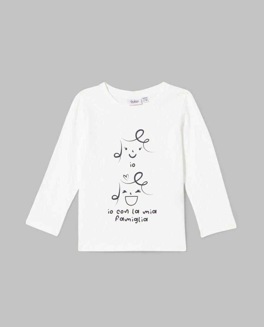 Neonata 9-36 Mesi Blukids Magliette | T-Shirt In Puro Cotone A Maniche Lunghe Neonata